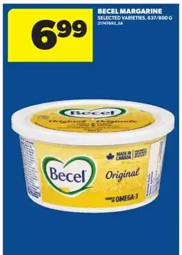 Real Canadian Superstore BECEL MARGARINE, 637/800 G offer