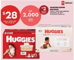 Real Canadian Superstore HUGGIES SUPER BIG PACK, 36-104' S offer