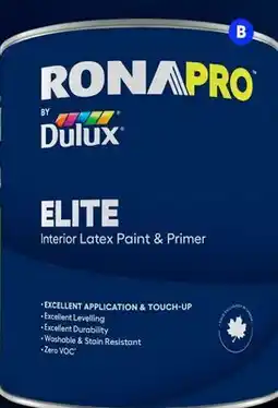 RONA Interior paint & primer. 3.78-L offer