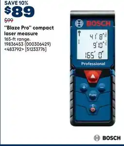 RONA Bosch Blaze Pro compact laser measure offer