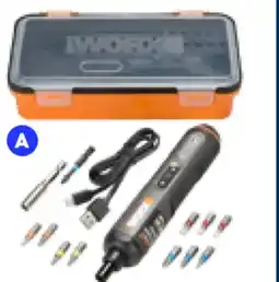 RONA Worx Screwdriver with 12 bits offer