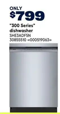 RONA Bosch 300 Series dishwasher offer
