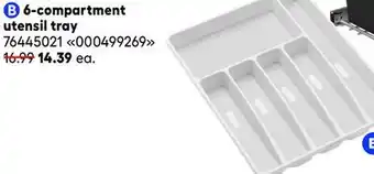 RONA 6-compartment utensil tray offer