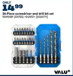 RONA VALU+ 26-Piece screwdriver and drill bit set offer