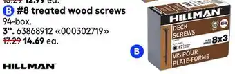 RONA 8 treated wood screws offer