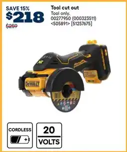 RONA DeWalt Tool cut out offer
