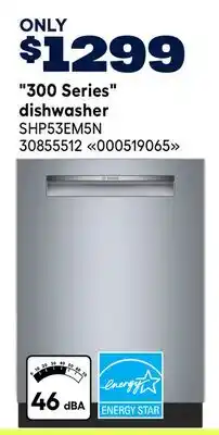 RONA BOSCH 300 Series dishwasher offer