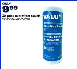 RONA VALU+ 30-pack microfiber towels offer