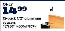 RONA HOFT 12-pack 1/2 aluminum spacers offer