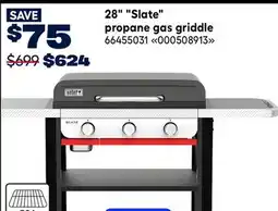 RONA Weber 28 Slate propane gas griddle offer