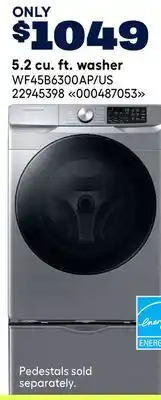 RONA Samsung 5.2 cu. ft. washer offer