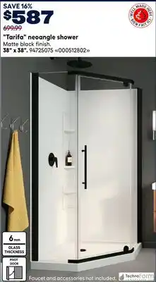 RONA Tarifa neoangle shower offer