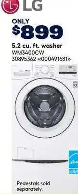 RONA LG 5.2 cu. ft. washer offer