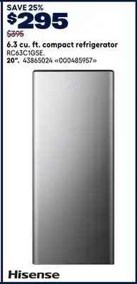RONA 6.3 cu. ft. compact refrigerator offer