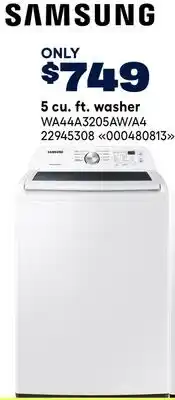 RONA SAMSUNG 5 cu. ft. washer offer