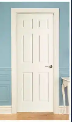 RONA Textured 6-panel door slab offer