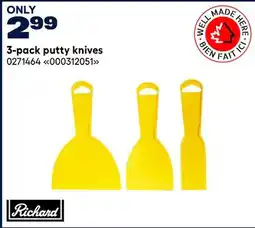 RONA Richard 3-pack putty knives offer
