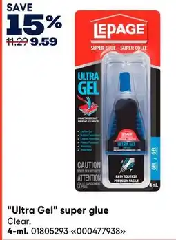 RONA Ultra Gel super glue offer