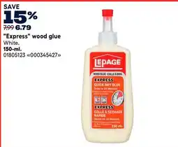 RONA LEPAGE Express wood glue, 150-ml offer