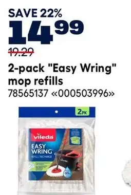 RONA VILEDA 2-pack Easy Wring mop refills offer