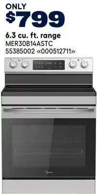 RONA Midea 6.3 cu. ft. range offer
