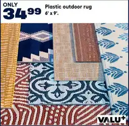 RONA Plastic outdoor rug 6' x 9' offer