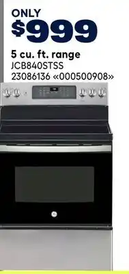 RONA GE 5 cu. ft. range offer