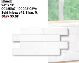 RONA Smart Tiles All self-adhesive and mosaic tiles offer