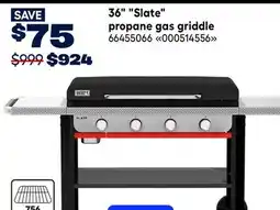 RONA Weber 36 Slate propane gas griddle offer