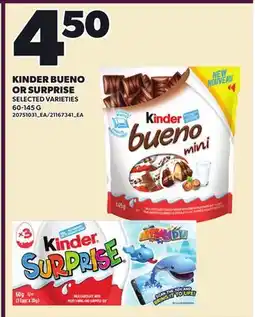 Independent Grocer KINDER BUENO OR SURPRISE offer