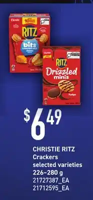 Independent Grocer CHRISTIE RITZ CRACKERS offer