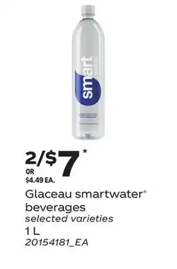 Independent Grocer GLACEAU SMARTWATER BEVERAGES offer