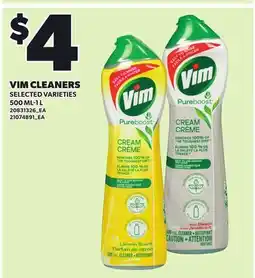 Independent Grocer VIM CLEANERS, 500 ML-1 L offer