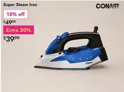 Linen Chest CONAIR Super Steam Iron offer