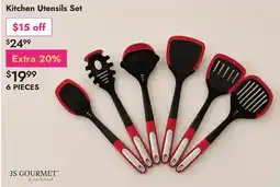 Linen Chest JS GOURMET Kitchen Utensils Set offer