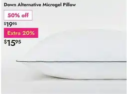 Linen Chest Down Alternative Microgel Pillow offer
