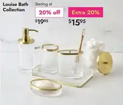 Linen Chest Louise Bath Collection offer