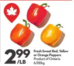 Longo's Fresh Sweet Red, Yellow or Orange Peppers offer