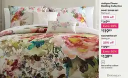 Linen Chest Bebejan Antique Flower Bedding Collection offer