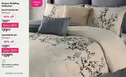 Linen Chest Hexton Bedding Collection DUVET COVER SET offer