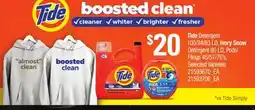 Independent Grocer TIDE DETERGENT 100/94/83 LD, IVORY SNOW DETERGENT 80 LD, PODS/ FLINGS 45/57/76'S offer
