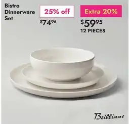 Linen Chest Bistro Dinnerware Set offer