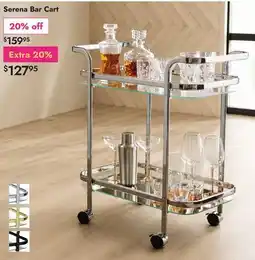 Linen Chest Serena Bar Cart offer