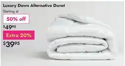 Linen Chest Luxury Down Alternative Duvet offer