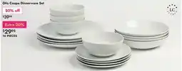 Linen Chest Otis Coupe Dinnerware Set offer
