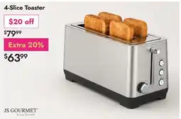 Linen Chest JS GOURMET 4-Slice Toaster offer