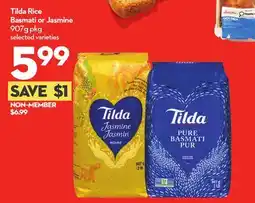 Longo's Tilda Rice Basmati or Jasmine offer
