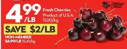 Longo's Fresh Cherries offer
