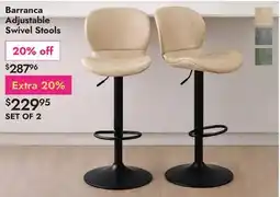 Linen Chest Barranca Adjustable Swivel Stools offer