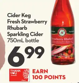 Longo's Fresh Strawberry Rhubarb Sparkling Cider offer